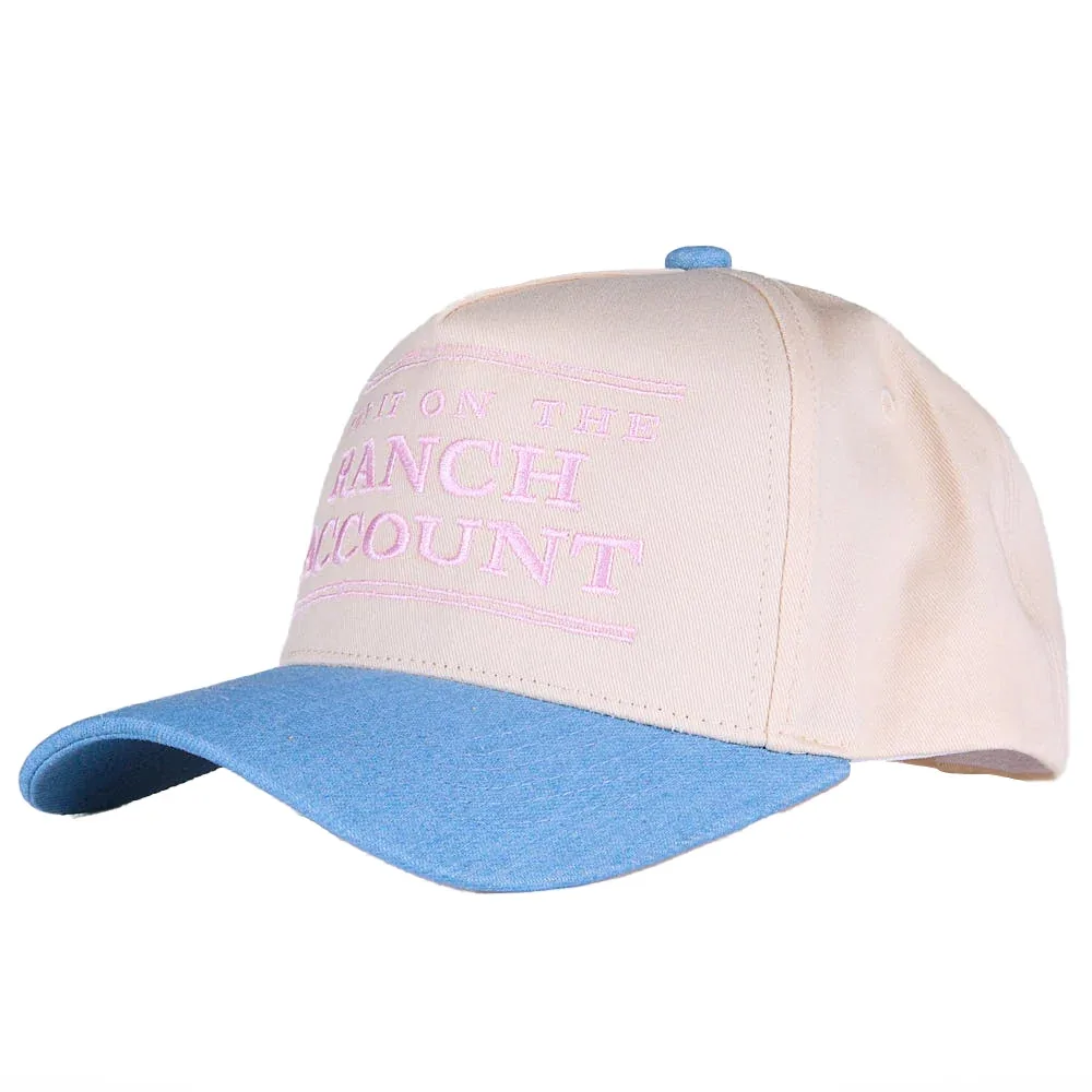 Summer Tees Put It On Ranch Account Denim & Pink Cap - Image 2