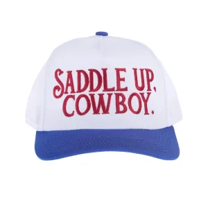 Summer Tees Saddle Up Cowboy Canvas Cap