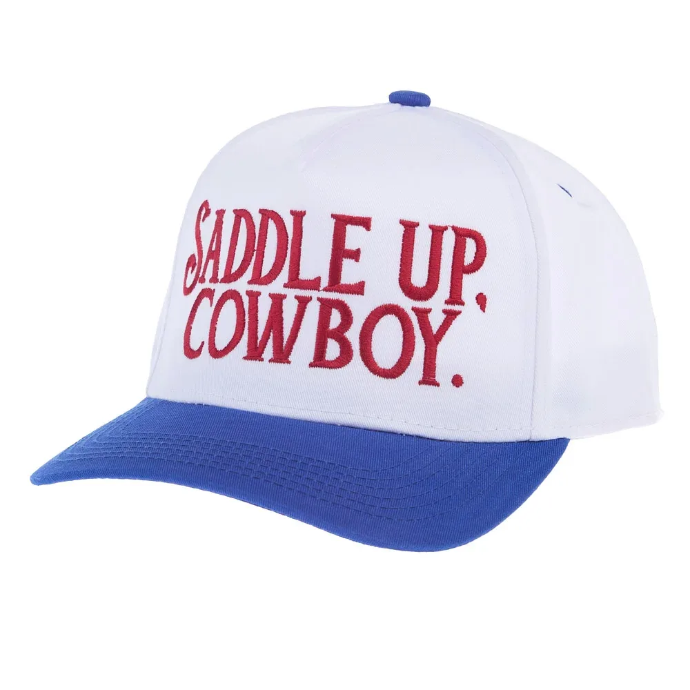 Summer Tees Saddle Up Cowboy Canvas Cap - Image 2