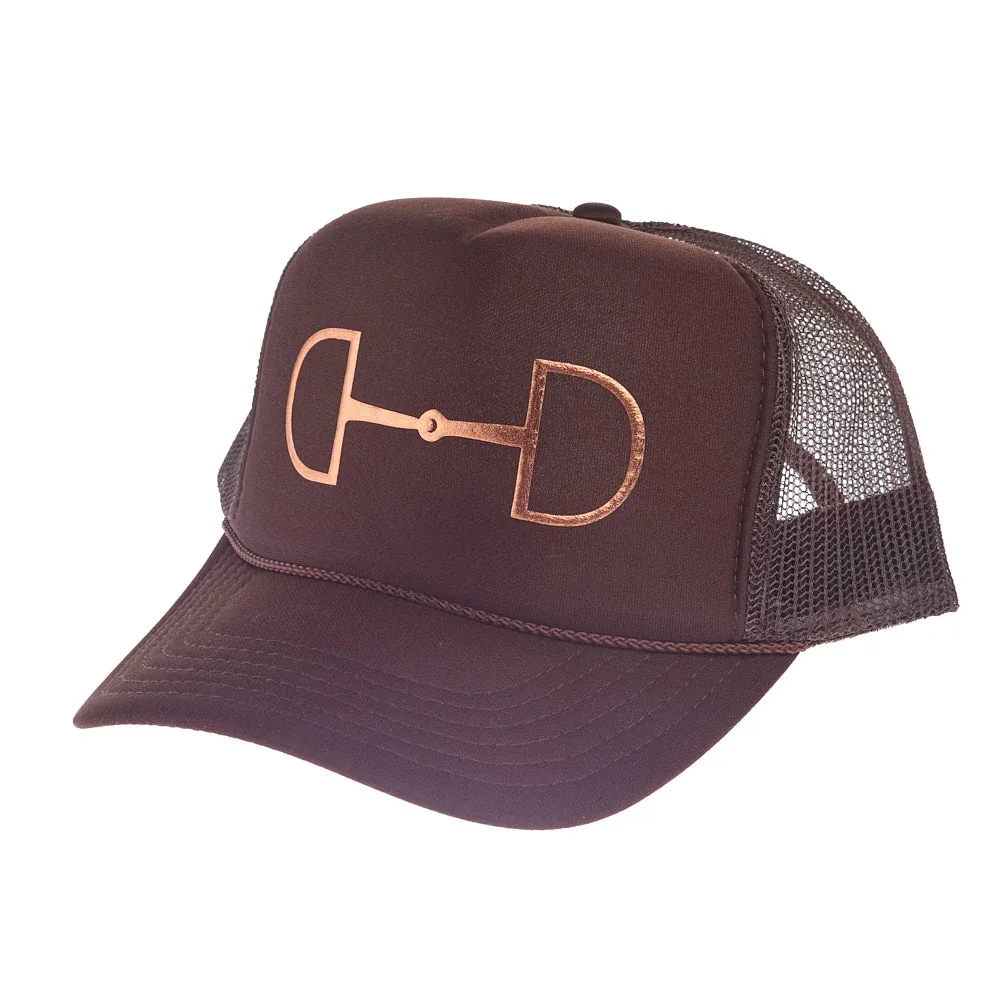 Summer Tees Snaffle Bit Brown Cap - Image 2