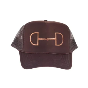 Summer Tees Snaffle Bit Brown Cap