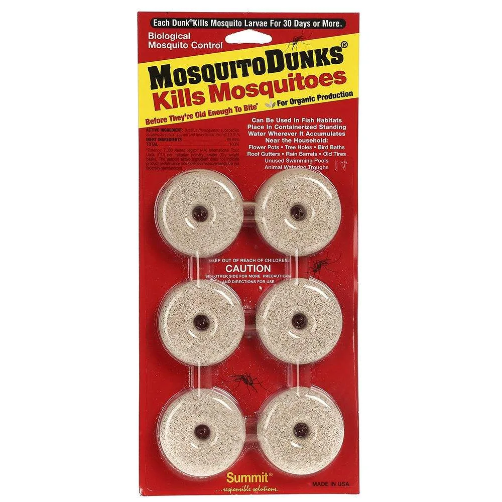 Summit Chemical Mosquito Dunks 6ct