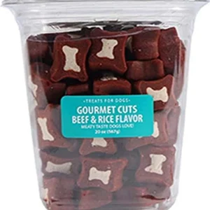 Sunshine Mills Gourmet Cuts Beef & Rice Bulk Natural Dog Treats - 20 oz - Case of 6