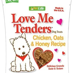 Sunshine Mills Love Me Tenders Chk/Oat/Honey Natural Dog Treats - 25 oz - Case of 6