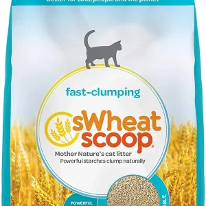 Swheat Scoop Fast Clumping Wheat Regular Cat Litter - 12 lb Bag