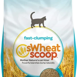 Swheat Scoop Fast Clumping Wheat Regular Cat Litter - 25 lb Bag