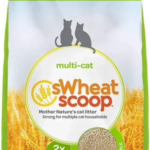 Swheat Scoop Multi-Cat Wheat Cat Litter - 12 lb Bag