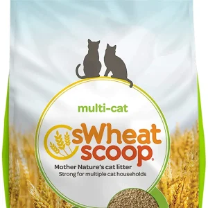 Swheat Scoop Multi-Cat Wheat Cat Litter - 25 lb Bag
