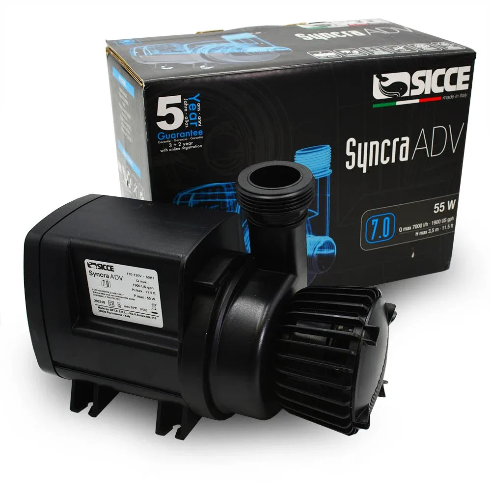 Syncra ADV Advanced 7.0 Aquarium Pump (1900 GPH) - Sicce