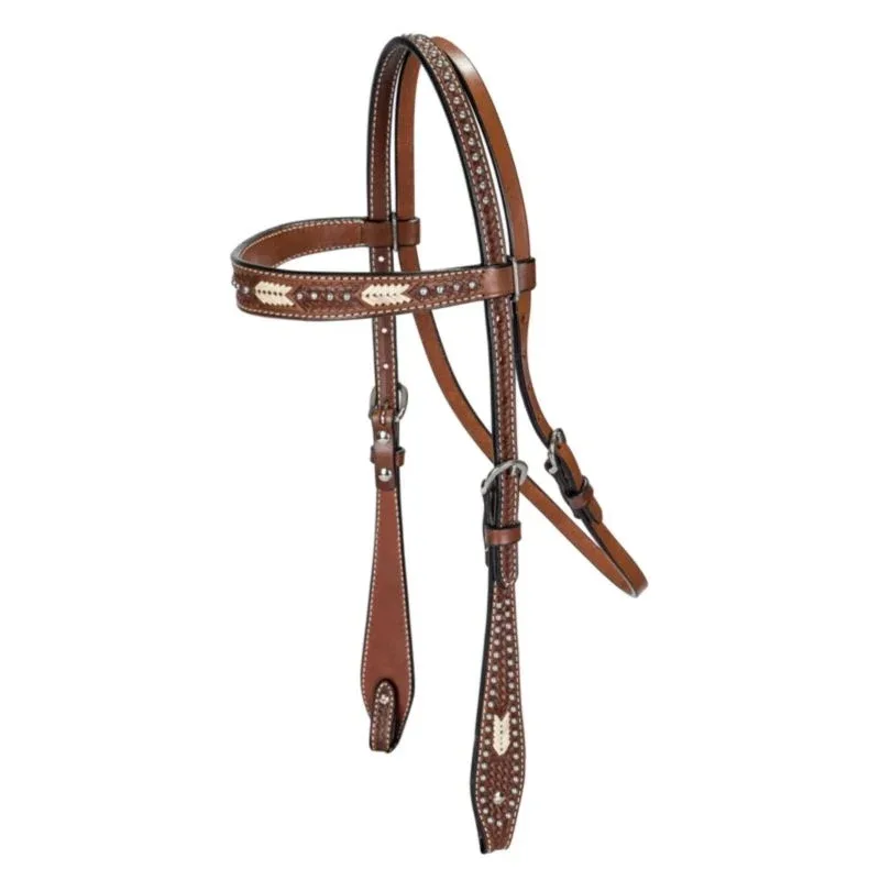 Tabelo Browband Headstall with Weaving