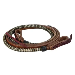 Tabelo Contest Reins with Water Ties 5/8x75ft