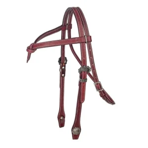 Tabelo Knotted Brow Headstall Latigo