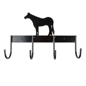 Tabelo Tack Rack with Horse