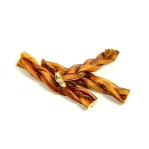 Talis Us Braided Bully Sticks for Dogs - Premium Treats