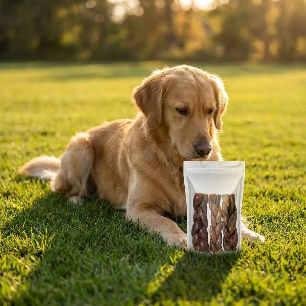 Talis Us Braided Gullet Sticks Dog Treats - Image 2