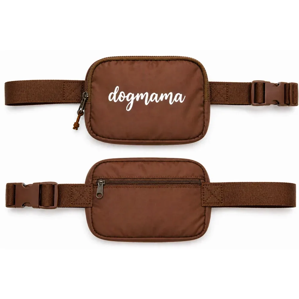 Talking Dog Club Dogmama Crossbody Treat & Walk Bag (Brown) - Image 2