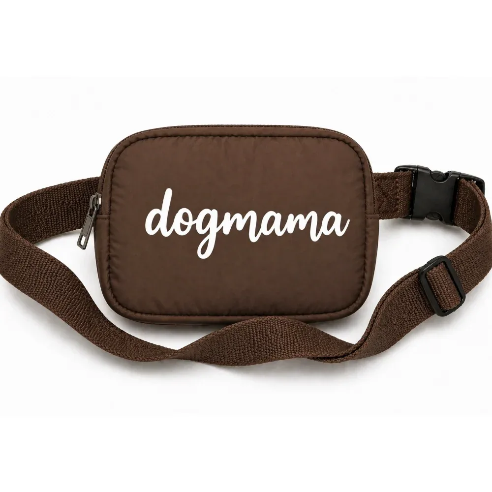 Talking Dog Club Dogmama Crossbody Treat & Walk Bag (Brown)