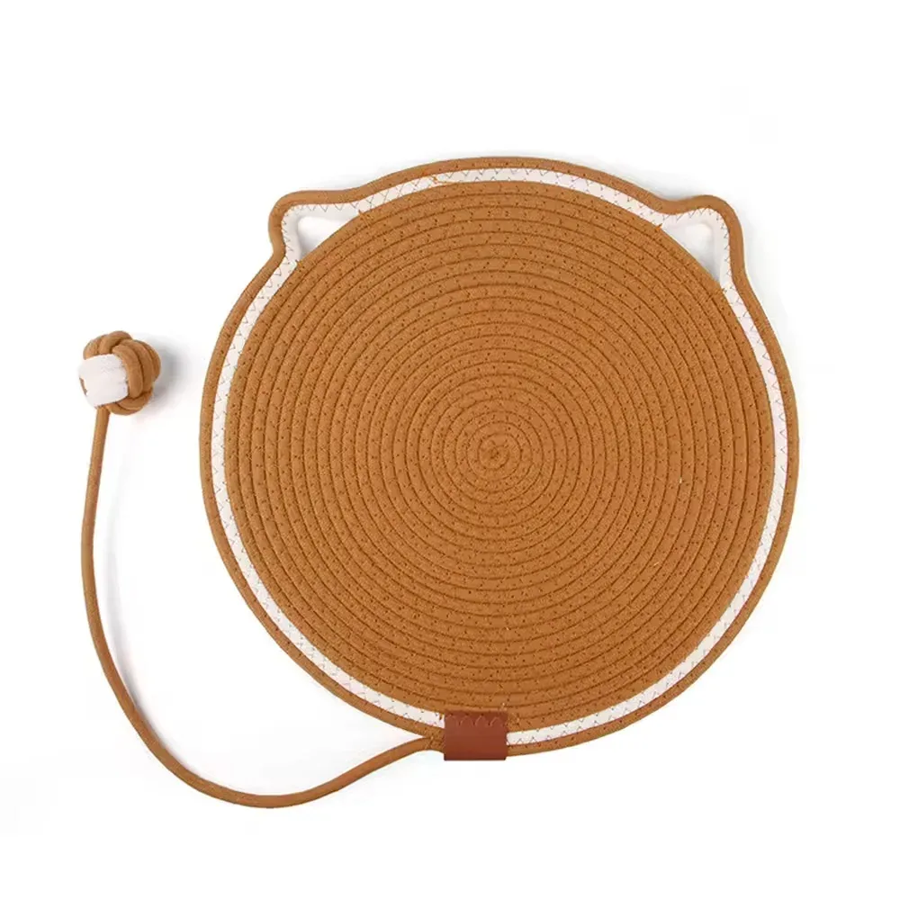 Talking Dog Club Rope Scratcher Mat for Cats