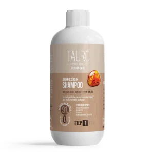 Tauro Derma Amber Dry Itchy Skin Relief Shampoo Step 1