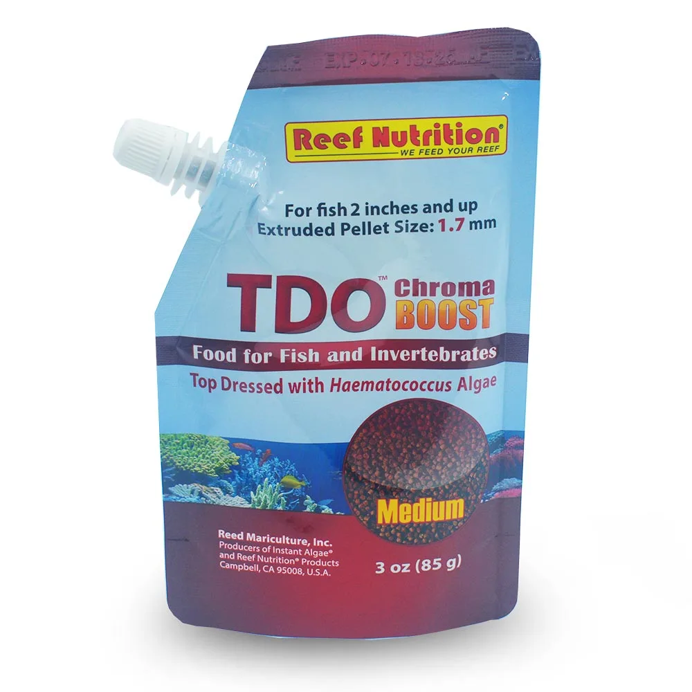 TDO-EP1 Medium 1.7mm Chroma Boost Fish Food (3 oz) - Reef Nutrition