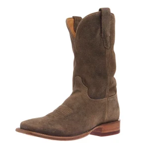 Tecovas Men's Doc Gravel Suede Vamp 12in Suede Top