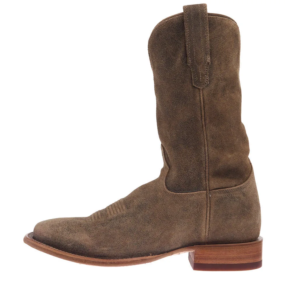 Tecovas Men's Doc Gravel Suede Vamp 12in Suede Top - Image 2