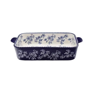 Temp-Tations Llc 11 x 7 Floral Lace Baker