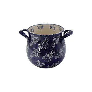 Temp-Tations Llc X-Large Floral Lace Utensil Crock