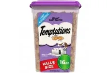 Temptations Classics Crunchy & Soft Adult Cat Treats Creamy Dairy, 16 oz