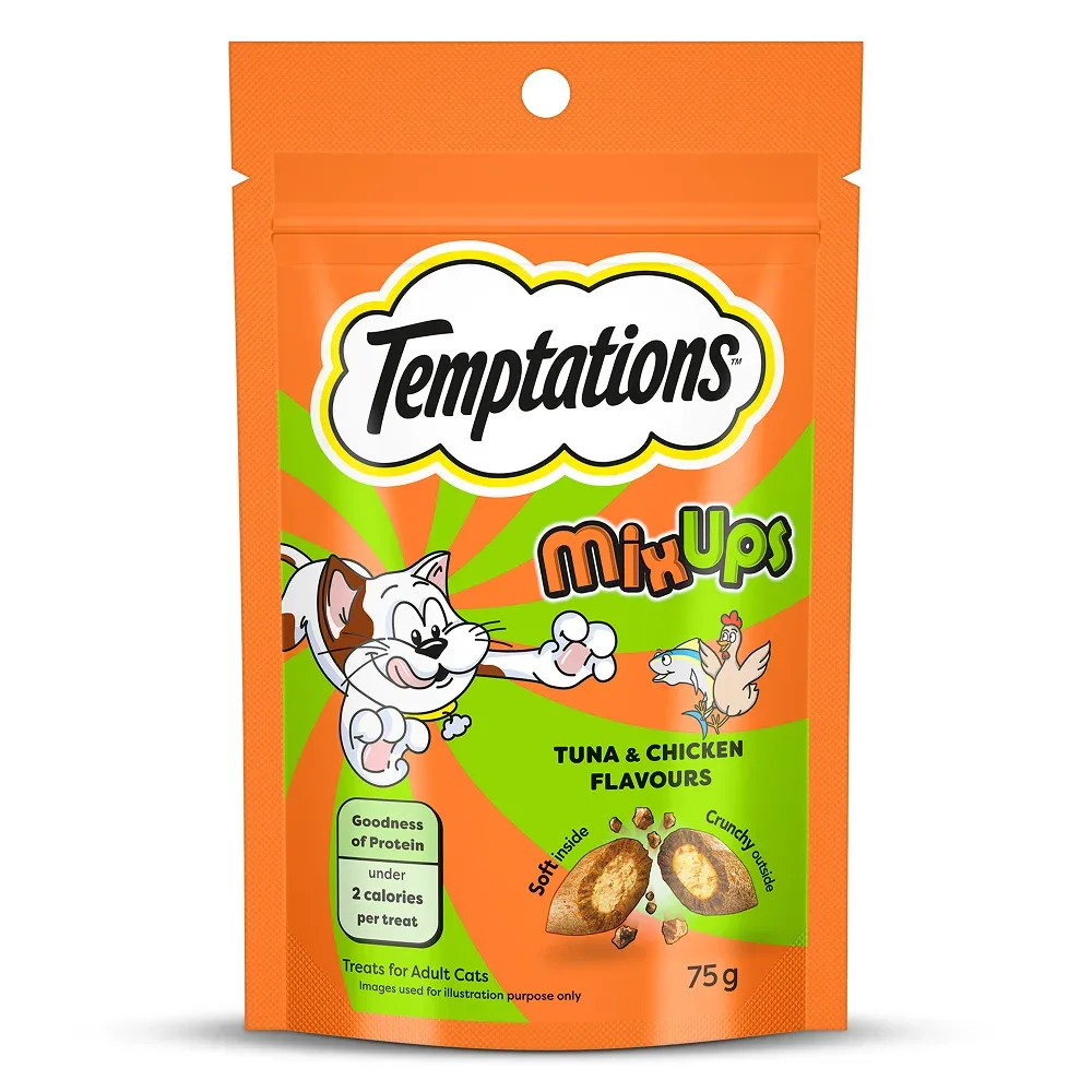 Temptations Seafood, Chicken, Mixups, Tuna Combo Treats Cat - Image 2