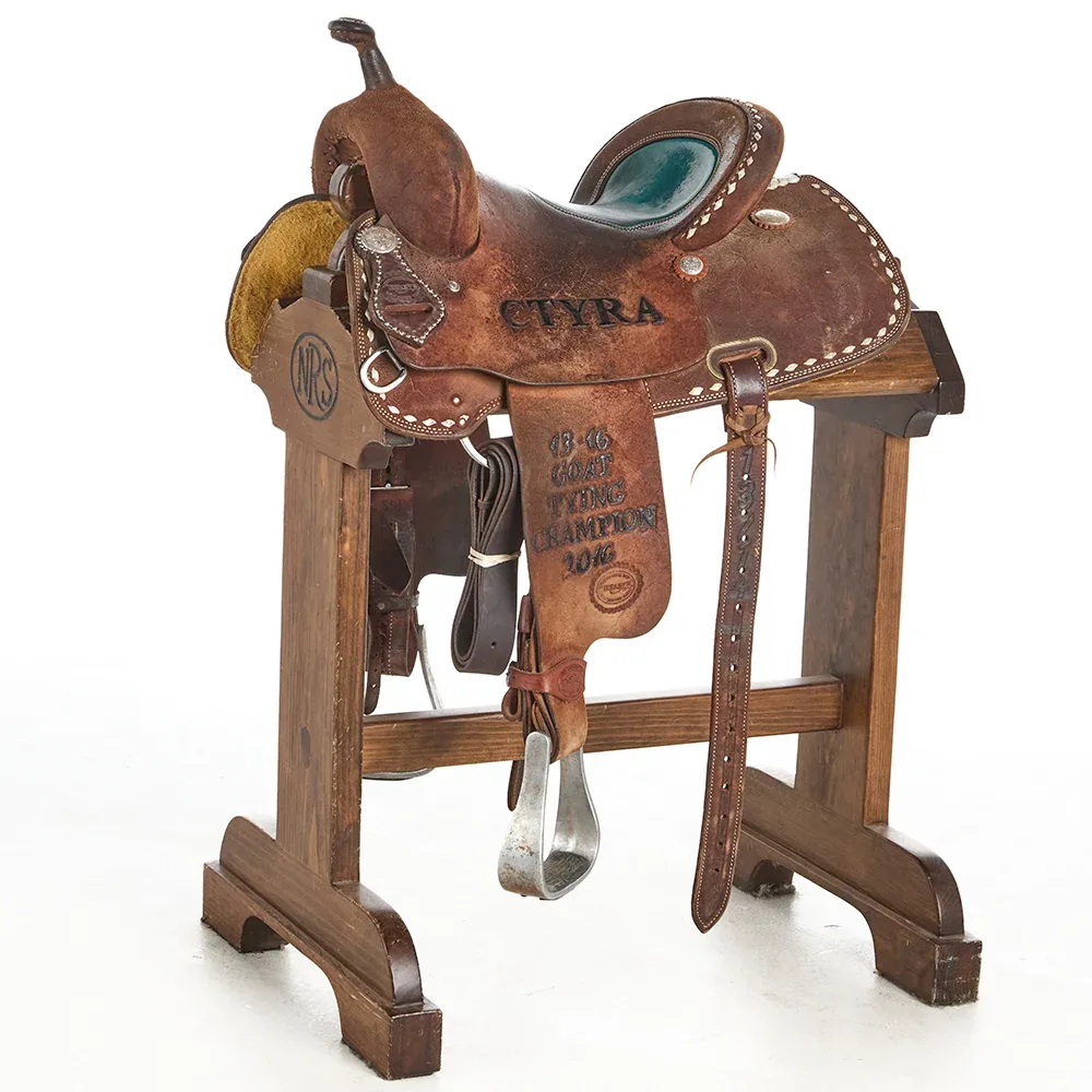 Teskey's Used 14in CTYRA Trophy Barrel Saddle