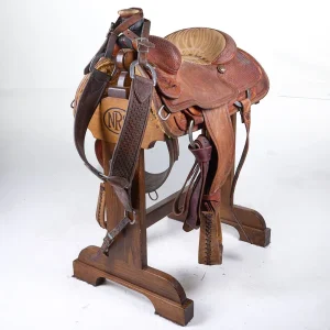 Teskey's Used 14in Patrick Smith 1/4 Basket Stamp Team Roper