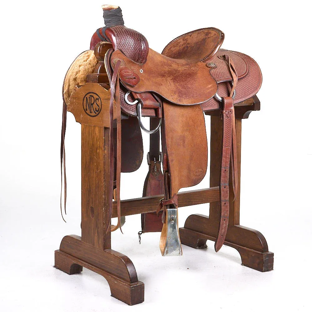 Teskey's Used 16in 1/2 Basket Stamp Ranch Roper
