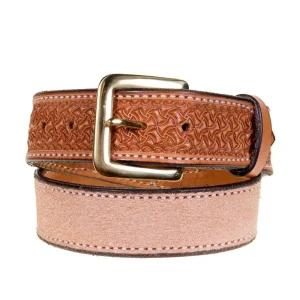 Texas Saddlery Youth Saddle Tan Spider Combo Belt