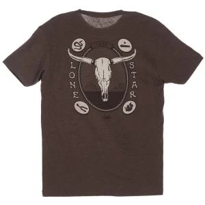 Texas Standard Heritage Skull Brown Tee