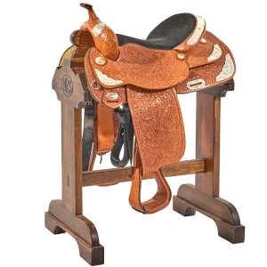 Textan Used 16in Floral Pleasure Saddle