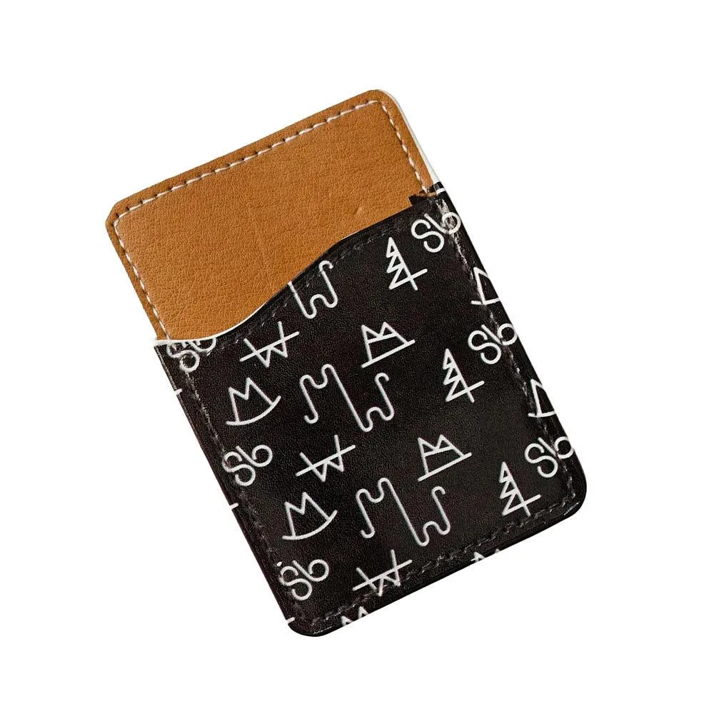The Front Porch Label Black Brand Phone Pocket