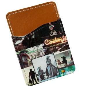 The Front Porch Label Cowboy Collage Phone Pocket