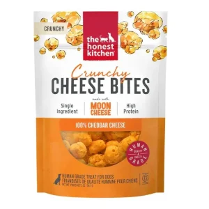 The Honest Kitchen Crunchy Cheddar Cheese Bites Dog Treats 2oz