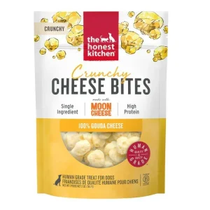 The Honest Kitchen Crunchy Gouda Cheese Bites Dog Treats 2oz