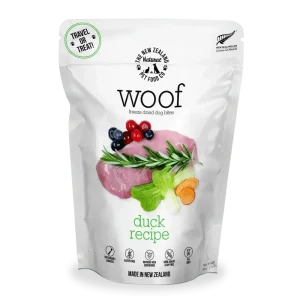 The New Zealand Natural Pet Food Co Woof Duck Freeze Dried Dog Food