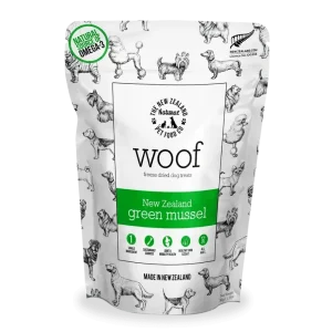 The New Zealand Natural Pet Food Co Woof Green Mussel Dog Treats 1.76oz
