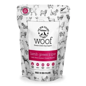The New Zealand Natural Pet Food Co Woof Lamb Green Tripe Dog Food Topper 6.3oz