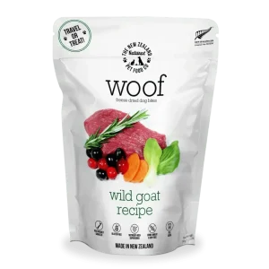 The New Zealand Natural Pet Food Co Woof Wild Goat Freeze Dried Dog Food