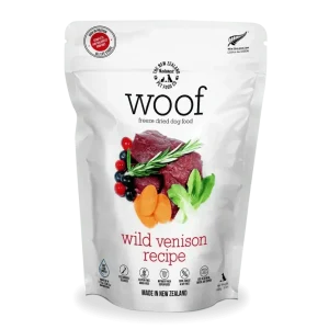 The New Zealand Natural Pet Food Co Woof Wild Venison Freeze Dried Dog Food