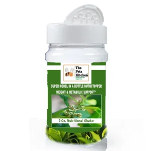 The Petz Kitchen Super Model in A Bottle Weight Support Dog Meal Supplement