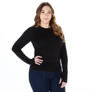 The Tackhack Womens Black Equitation Long Sleeve Tech Shirt