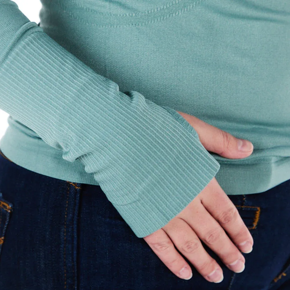 The Tackhack Womens Jade Equitation Tech Long Sleeve Shirt - Image 2
