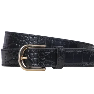THE TAILORED SPORTSMAN™ What A Croc! Skinny Belt