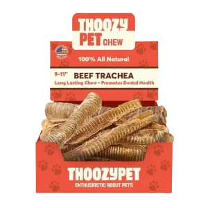 ThoozyPet USA-Sourced Beef Trachea Dog Chews